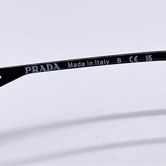 NEW PRADA PR14YS 1AB5S0 BLACK PR 14YS UNISEX SUNGLASSES SPR 14Y EYEWEAR - Picture 10 of 12